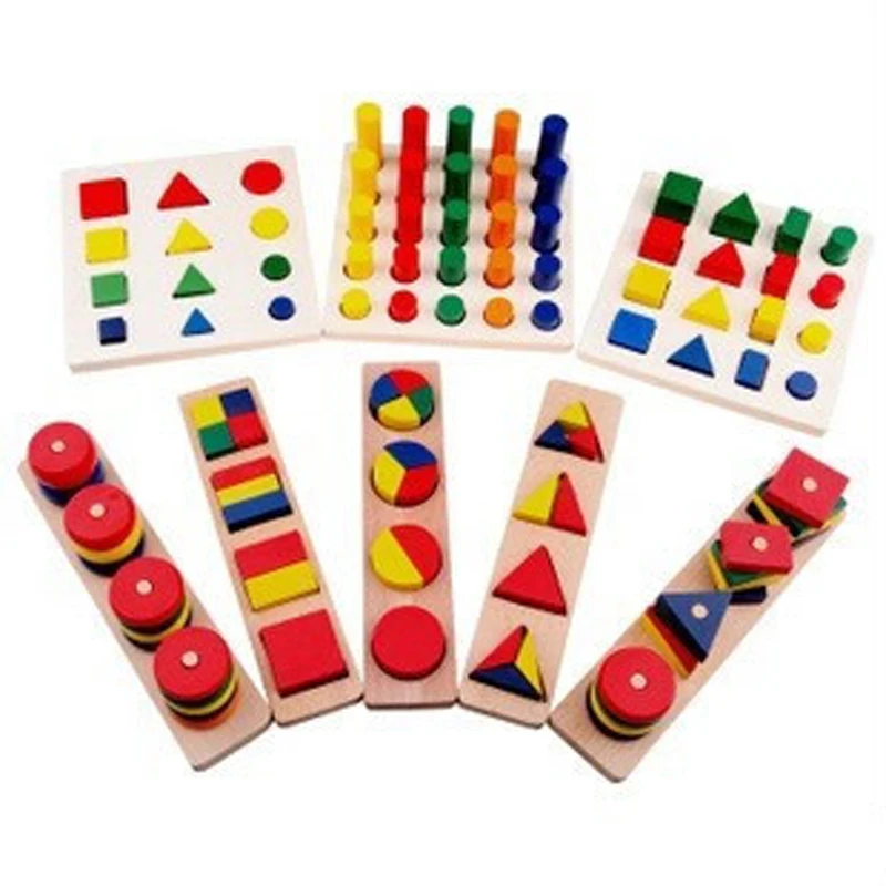 1Piece 3D Model Wood Puzzle Toy Sensory Toys Early Childhood Educational Enlightenment Wooden