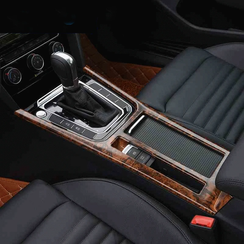 Для Passat B8 хромированные автомобильные наклейки аксессуары для модификации интерьера в управлении Шестерня держатель чашки панель декоративная рамка
