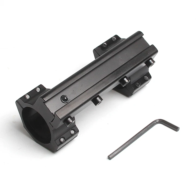 30 MM Double Scope Rings Low Profit Mount For Dovetail Ring 11mm Weaver Rail 100mm Length Hunting Caza Accessories RL2-0026-4