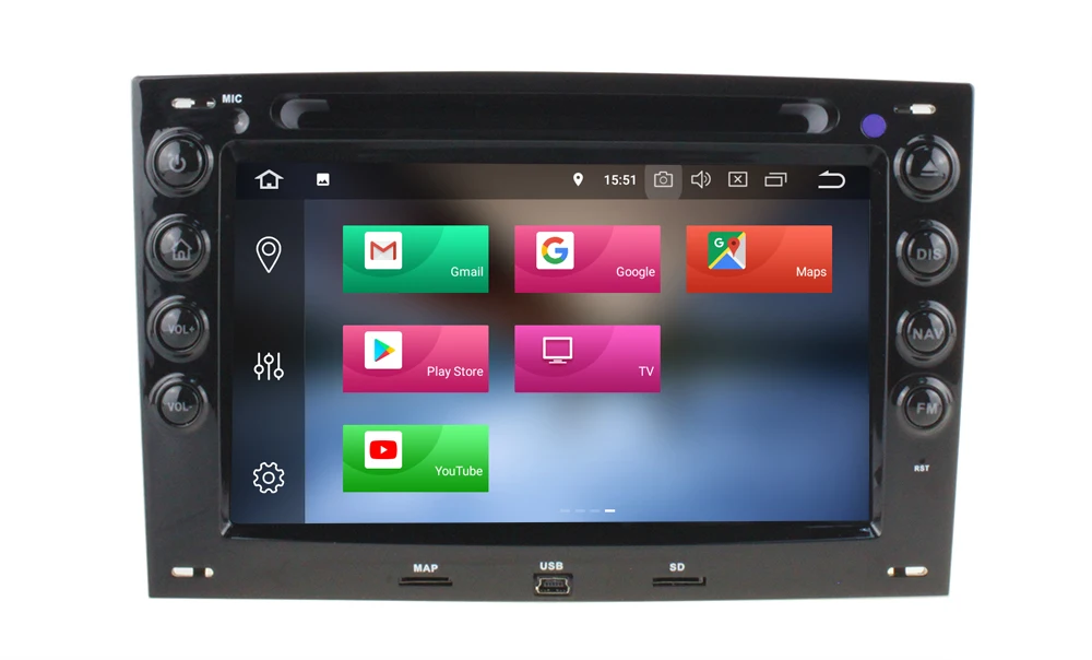 Flash Deal Android 8.1 Car DVD Player GPS for Renault Megane2 Megane 2 2006-2010 with wifi Bluetooth Stereo Radio 16