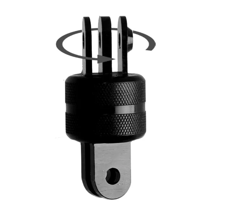

Aluminium 360 Degree Swivel Rotating Mount Adapter Head Pivot Arm Connector for Gopro Hero 7/6/5/4/3/3+/2/1 xiaomi yi