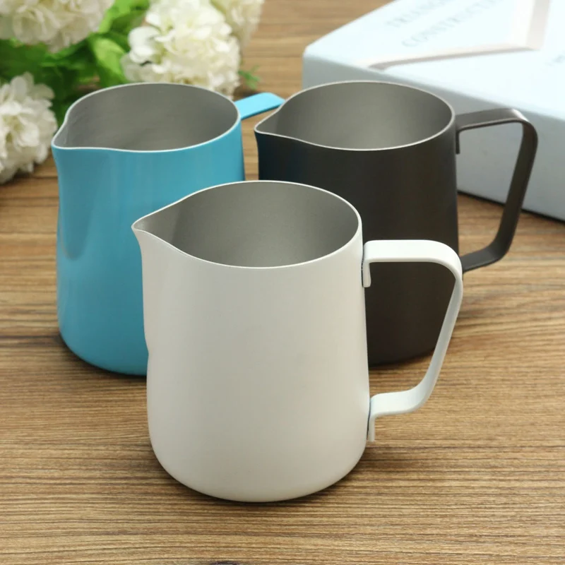 600ml Stainless Steel Milk Frothing Jug Cup Mug Espresso Coffee Pitcher