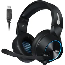 Игровая гарнитура 7,1 звук через наушники-вкладыши Наушники usb-камера с флеш-картой памяти микрофон бас стерео бренд ноутбук NUBWO N11