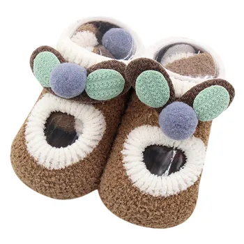 

SZYADEOU Fashion New Hot Newborn Baby Boys Girls Cartoon Ears Floor Socks Anti-Slip Baby Step Socks Freeship 05