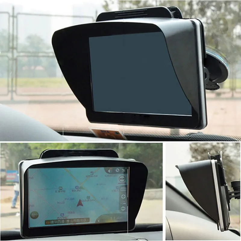 

High Quality 7 Inch Car GPS Professional Navigator Sun Visor Shade Anti Reflective Auto Styling