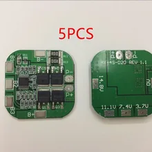 5 шт. 18650 предохранительная плата батареи 4S 14,8 V 16,8 V 20A пиковая литий-ионная BMS PCM для литиевого LicoO2 Limn2O4 LI модуль батареи
