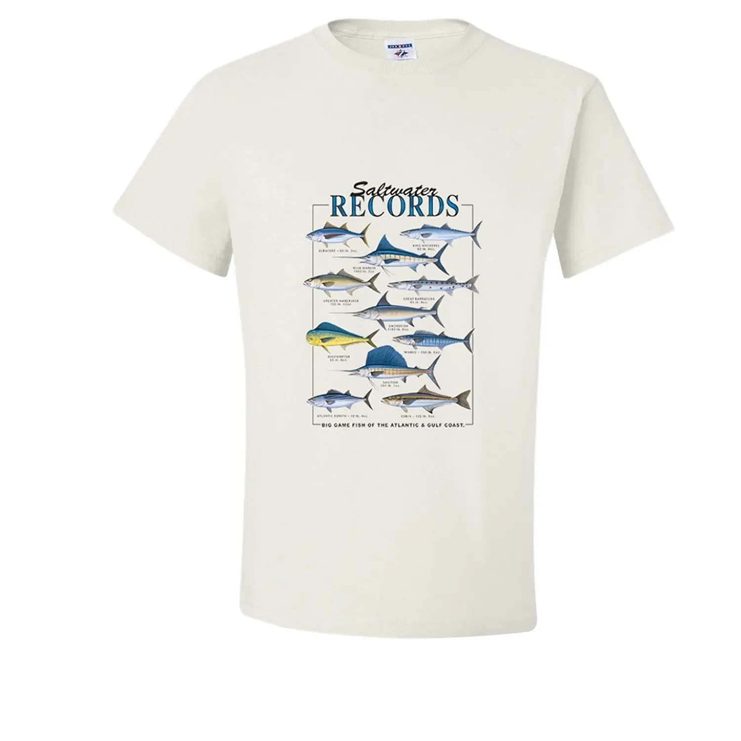 2019 Fashion Hot sale Saltwater Fish Records Fish Catch T Shirt Tee