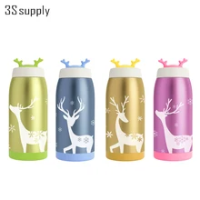 Niedliche Rehe Design Edelstahl Thermobecher Thermoskanne Thermoskannen Wasserflaschen Reisebecher Termo Cup Garrafa Termica