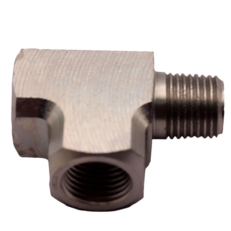 Universal T Tee Fitting 1/8" Air Oil Water Pressure Sensor Gauge Mild Adapter Universal T Tee Fitting 1/8" Air Oil Water Pressure Sensor Gauge Mild Adapter