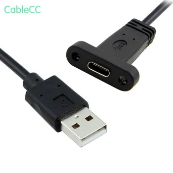 

USB-C USB 3.1 Type C Female to USB 2.0 A Male Data Cable for Macbook Tablet Mobile Phone 3ft