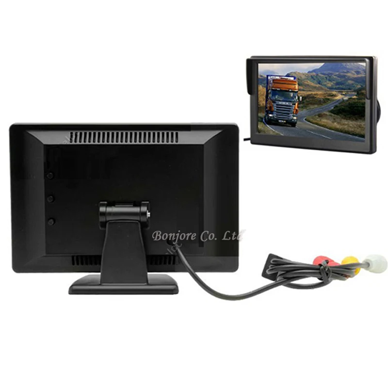 Зеркало монитор hd 5 &quotTFT 800x480 Hd и система заднего вида CCD камера с ночным видением