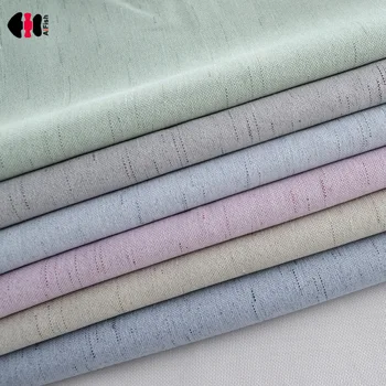 

Solid Color Blackout Curtain for Bedroom Modern Simple Cotton Linen Sheer Fabric Kitchen Treatment Drape Blind M060C
