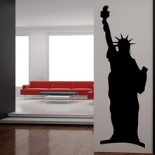 Statue Of Liberty Wall Stickers New York City America USA Wall Sticker Home Decor Art Decals Hot Selling Wallpaper Mural SA330