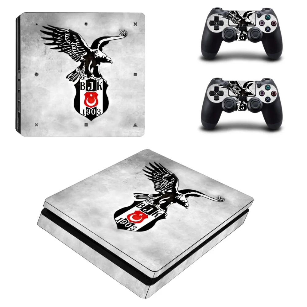 Турция футбол бесиктас BJK PS4 Slim Skin Наклейка для консоли Sony PlayStation 4 и контроллера