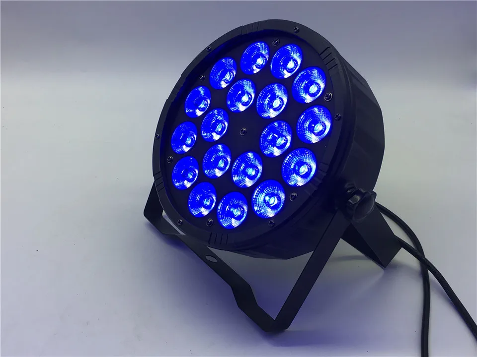 10 unids/lote nueva 18x12 Вт rgbw 4в1 16 poco диско DJ iluminacion DMX512 4/8CH DMX KTV led par|Эффект освещения сцены| |