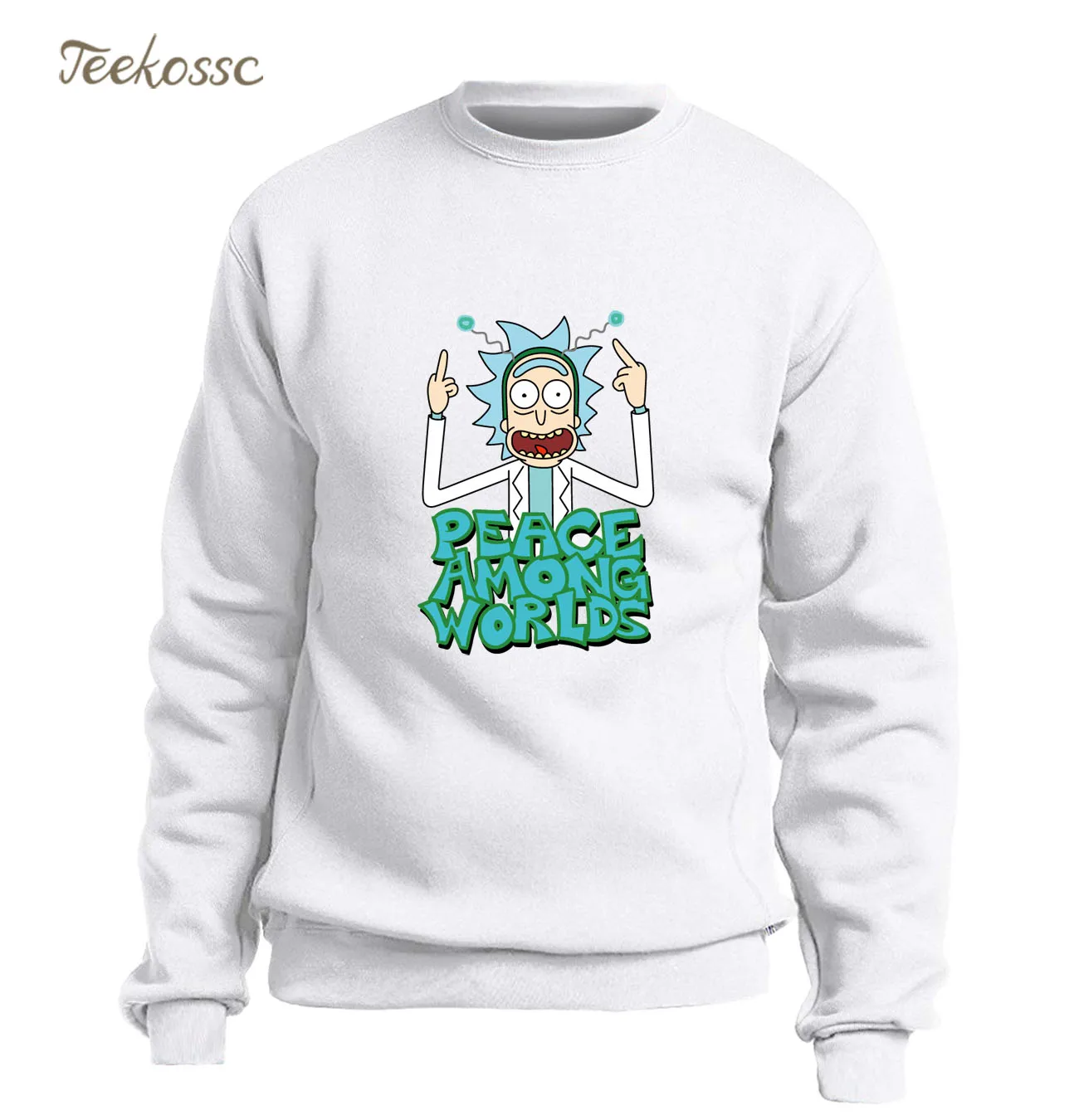 السلام بين العالمين البلوز ريك و Morty الرجال هوديي الكرتون مضحك Crewneck بلوزات 2018 الشتاء الخريف الصوف الدافئة هودي السلام بين العالمين البلوز ريك و Morty الرجال هوديي الكرتون مضحك Crewneck بلوزات 2018 الشتاء الخريف الصوف الدافئة هودي