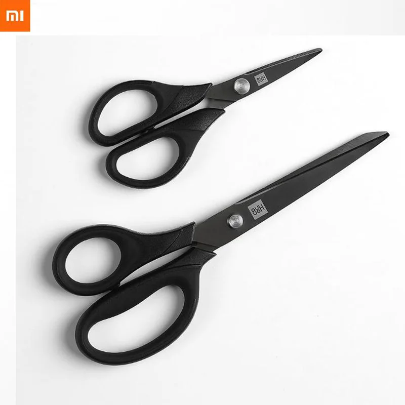 

Xiaomi huohou Titanium-plated Scissors Black Sharp Sets Sewing Thread Antirust Pruning Scissor Leaves Trimmer Non-slip Tool D5