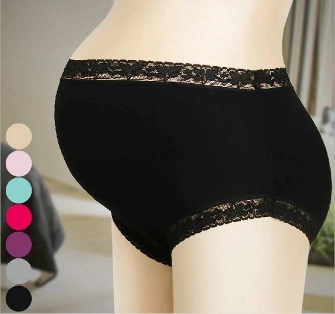 

5 Colors Maternity Intimates Pregnancy Maternity Pregnant Women Underwear Panties High-Waist Briefs U-shaped A0006