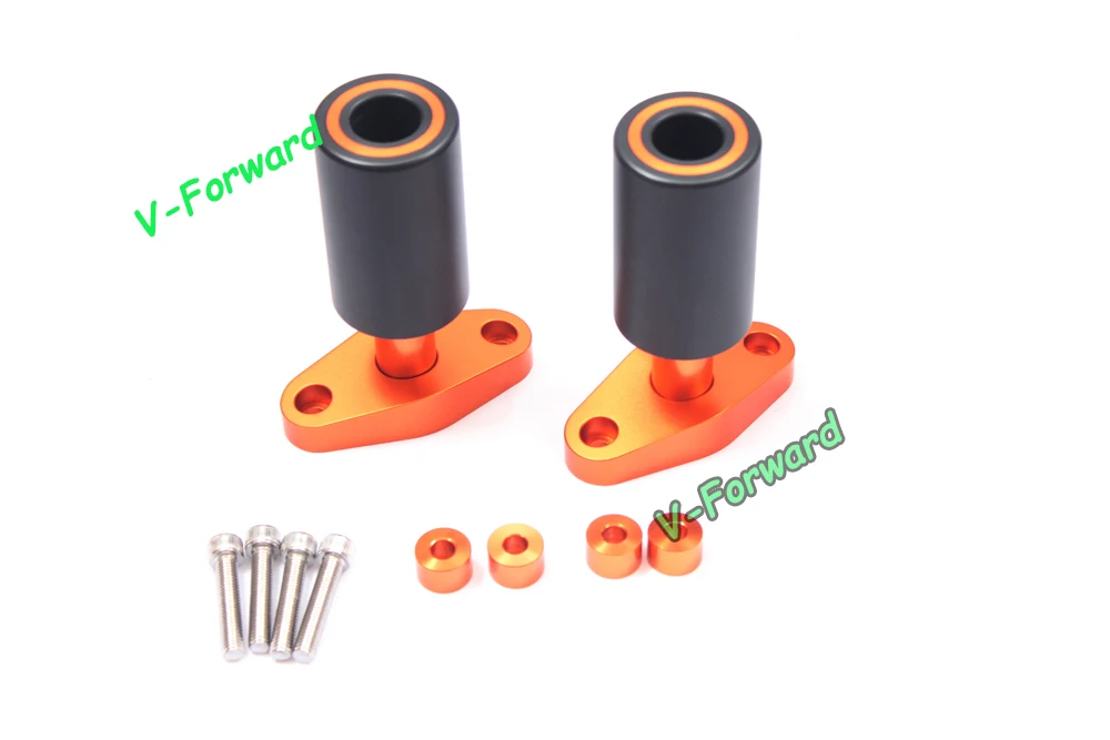 

New Orange CNC Frame Sliders Protectors Guard For KTM DUKE 125 200 390 2012 13 14 15