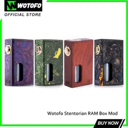 Wotofo зычный Оперативная память поле Mod 7 мл BF Squonk Механическая коробка Mod электронные сигареты питание от одной 18650 E- сигареты Mod с бутылкой