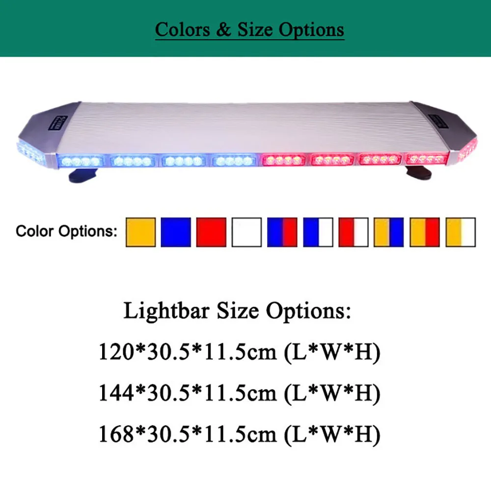 6E915 LED lightbar12-2
