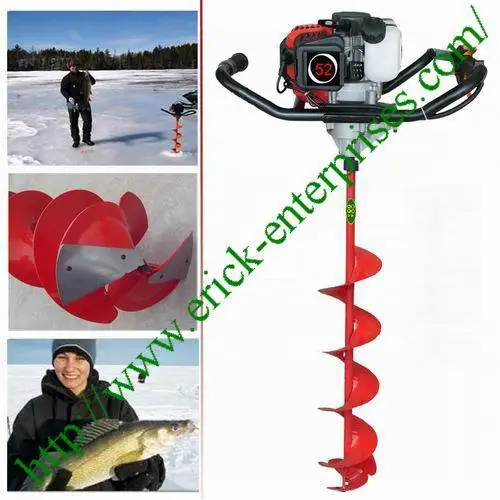 BZ550 Fishing ice drill ice auger drill ice hole digger with 8in*1m