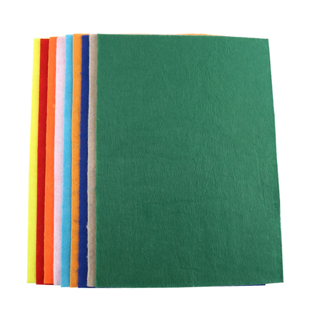 10pcs Multi Color Non-woven Fabric Square Felt Fabric Mayitr Home DIY Crafts for Decorations Sewing Dolls Crafts 21*29cm