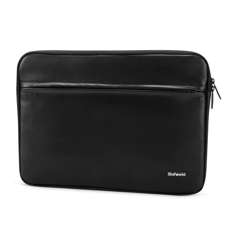 Bafewld Brand14 Inch Computer Sleeve Pu Leather Notebook Bag Men Women