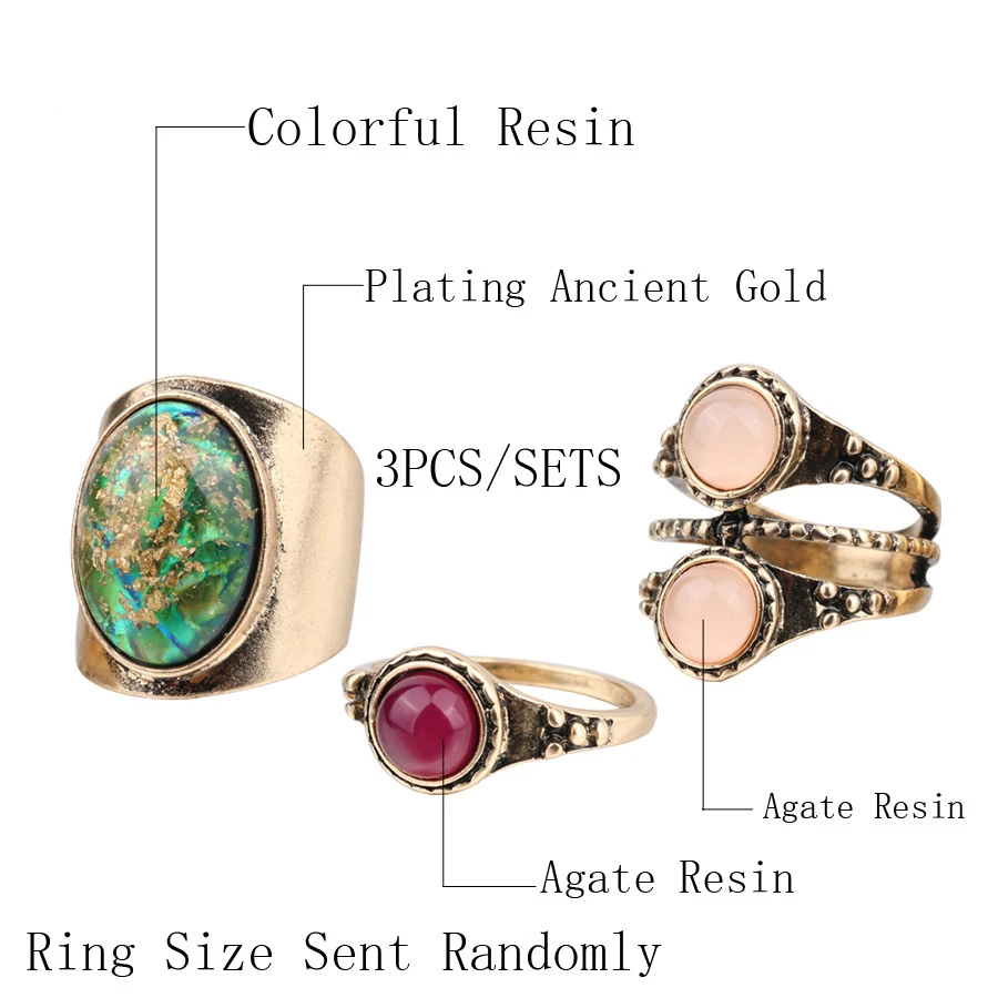 Kinel-Unique-Retro-3Pcs-lot-Midi-Ring-Set-Fashion-Ancient-Gold-Dream-Colorful-Rings-For-Women (1)