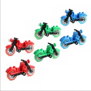 

Locking Duplo Car Toy Baby Gift Toys For Children Technic Bricks Building Blocks City Set Colorful Motorcycle Single Duplo Cars