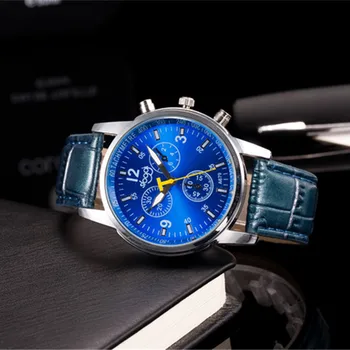 

Luxury Brand Mens watches Casual Analog Leather Watches Men Clock Sport Quartz Business Wristwatch relojes hombre Gifts AC019