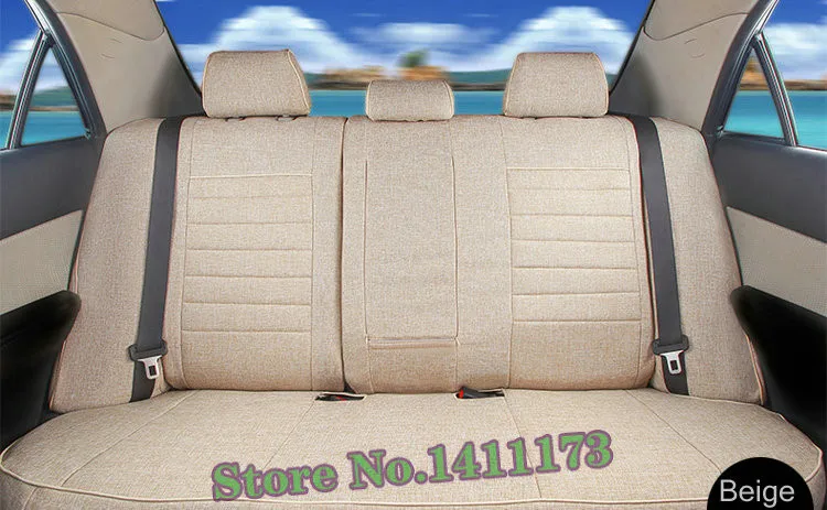 linen cloth car seat covers JK-H051 (8)