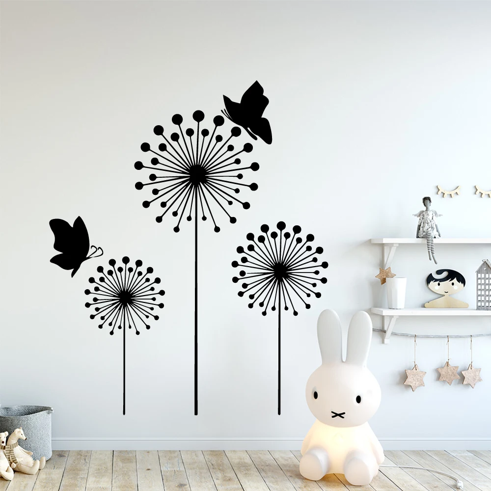 

Classic Dandelion Vinyl Wallpaper Roll Furniture Decorative For Kids Rooms Home Decor Pvc Wall Decals