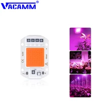Светодиодный смарт-чип для выращивания Vacamm света полного спектра 20 Вт 30 Вт 50 Вт AC 110 В 220 В для парниковый эффект; Выращивание растений без почвы роста растений прожектор