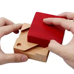Любань Kongming блокировки коробки Скрытая секрет ящик для хранения деревянные блоки для детей и взрослых Развивающие игрушки подарки на день