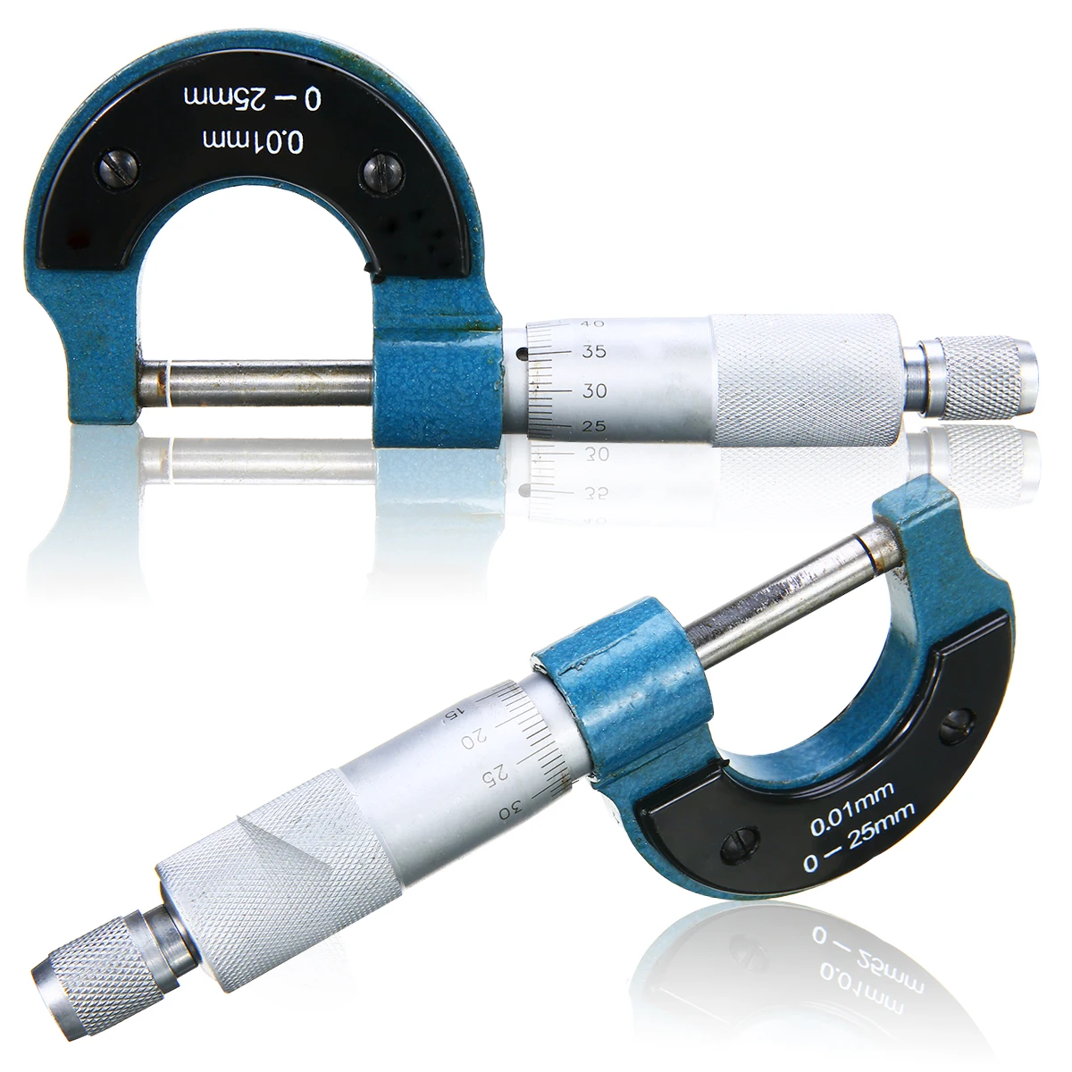 New 0-25mm 0.01mm Precise Micrometer Gauge Outside Metric Micrometer Tool With Metal Caliper Tool Mayitr