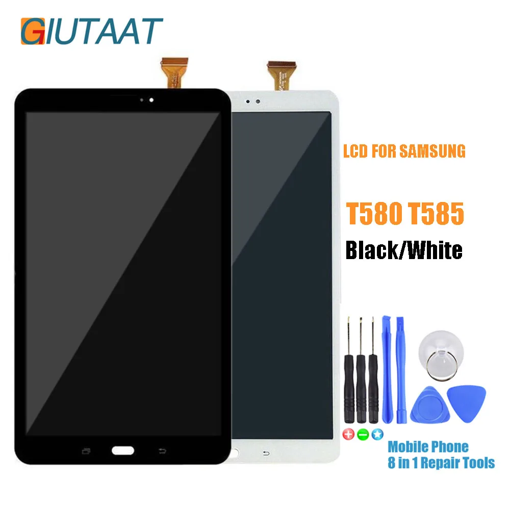 

10.1 Inch Lcd Display Screen Matrix Touch Screen Digitizer Assembly For Samsung Galaxy Tab A 10.1 T580 T585 SM-T580 SM-T585