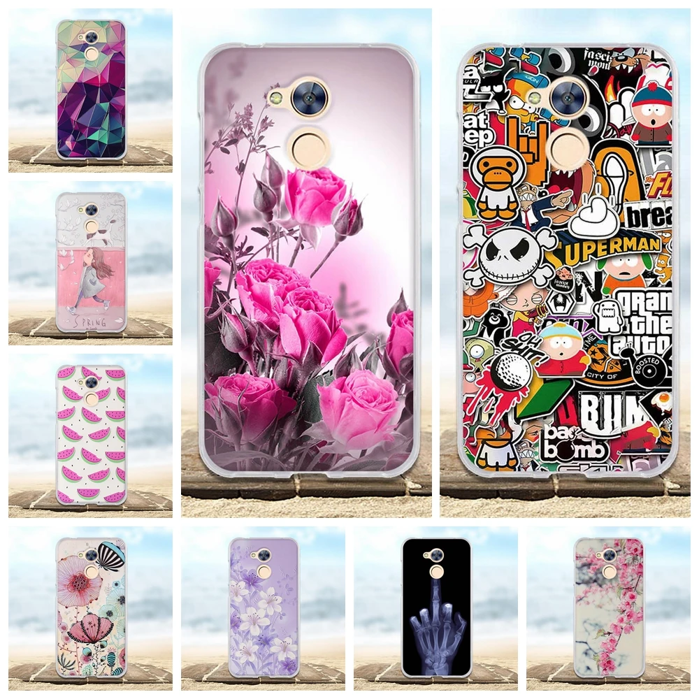 

For Huawei Honor 5A 6A Case Soft Silicon TPU Back Cover 3D Pattern Bag For Huawei Honor 8 Lite Case For Honor 5A 6A Phone Cases
