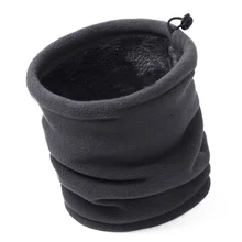 Открытый 3 в 1 Многофункциональный шейный флисовый нагрудник двойной теплый воротник для мужчин и женщин парик шарф спортивная ветрозащитная Кепка для пеших прогулок и альпинизма