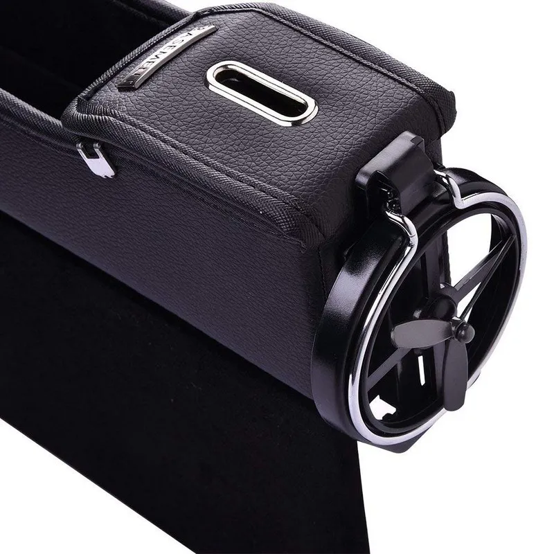 

Car Seat Gap Storage Box Auto Cup Holder Retractable Bracket For Beverage Racks Mobile Phones Cigarettes Business Cards Keys