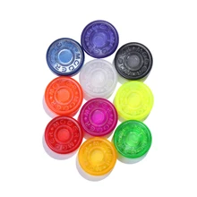 Mooer 5 piezas Footswitch Topper Color al azar Mix caramelo colorido parachoques de plástico guitarra Pedal Protector