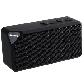 X3 Mini Bluetooth Speaker TF USB FM Radio Wireless Portable Music Sound Box Subwoofer Loudspeakers with Mic for iOS Android