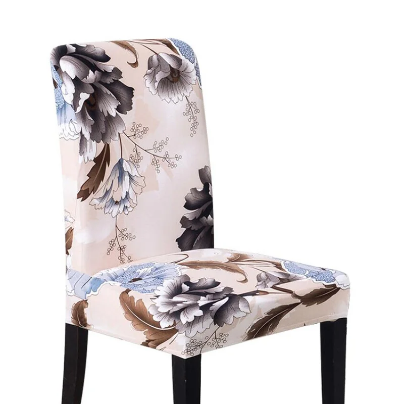 

Pastoral Flower Printed Chair Cover Spandex Slipcover Chair Cover Dining Seat Case Stretch Party Chair Cover Housse de Chaise