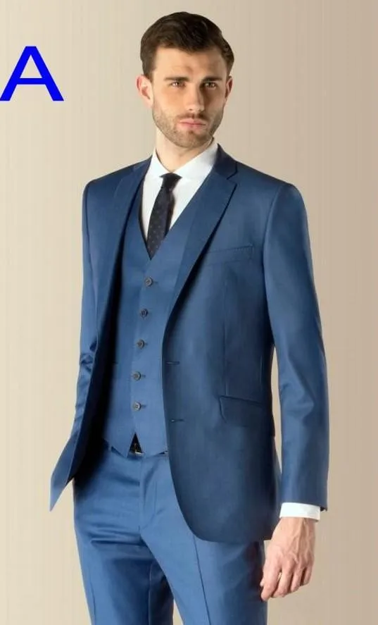 

Handsome Custom Made Groom Tuxedos Groomsmen Best Man Suit Wedding Groomsman/Men Suits Bridegroom(Jacket+Pants) 10 Style