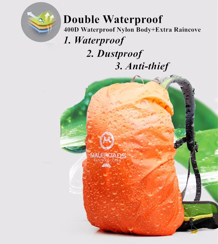 Mochila de Viagem à Prova Pacote para Homens Maleroads Acampamento Caminhadas Dwaterproof Água Adolescentes Esporte Montanha Escalada Bolsas 50l 40l 14 Weddings & Events