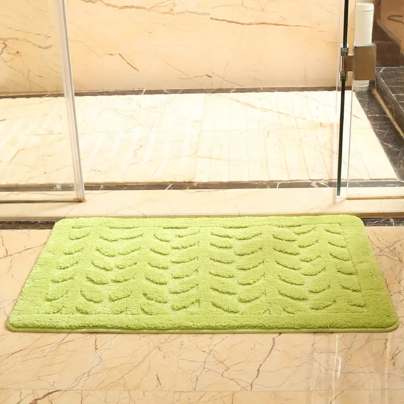 Water Absorption Rugs And Carpets Suede Toilet Floor Bathroom Mat