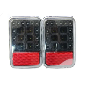 

LED Rear Bumper Tail Reversing Lights Clear Lens For JEEP WRANGLER JK 07-16 Accessories JK Parking Light Brake Light 1 Pair