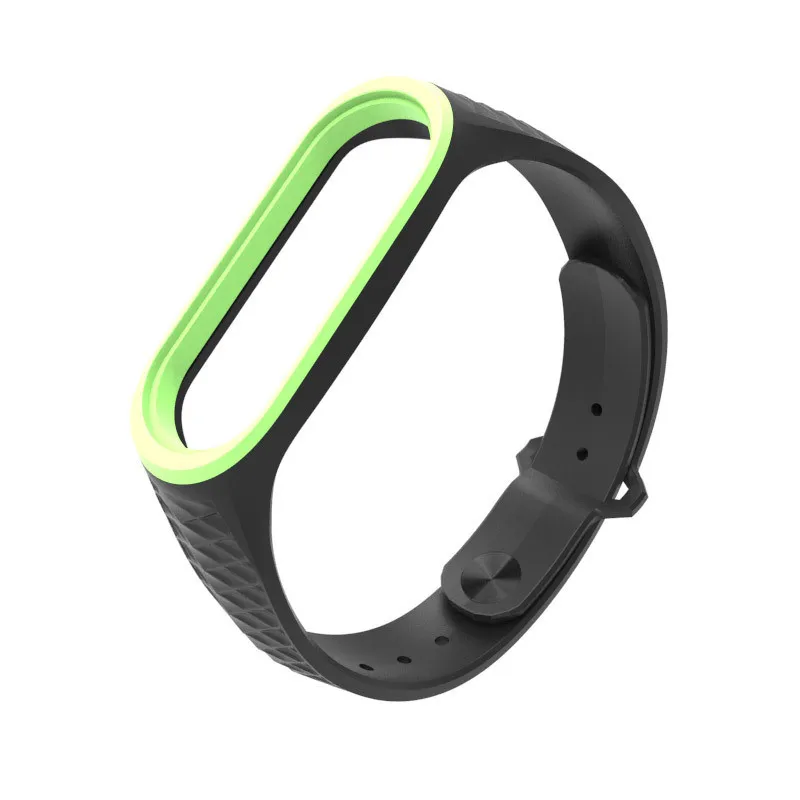6 10 шт. ремешок для Xiaomi mi, 4 ремешка, ремешок для Xiaomi mi, 3 Аксессуары для mi Band 4, сменные двухцветные ремни - Цвет: 6