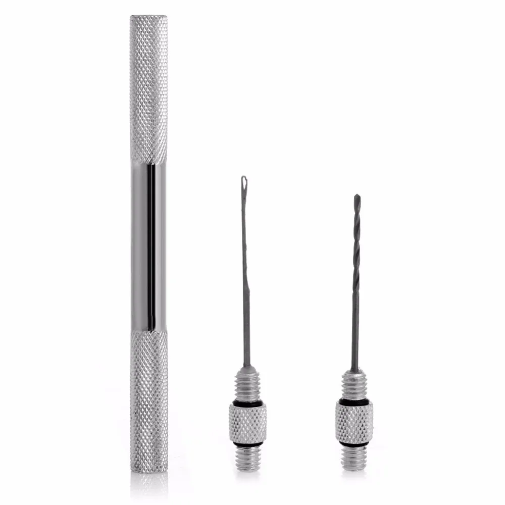 

2 in 1 Brand New Carp Fishing Drill Hook Boilie Hair Rig Hook Baiting Tools Set
