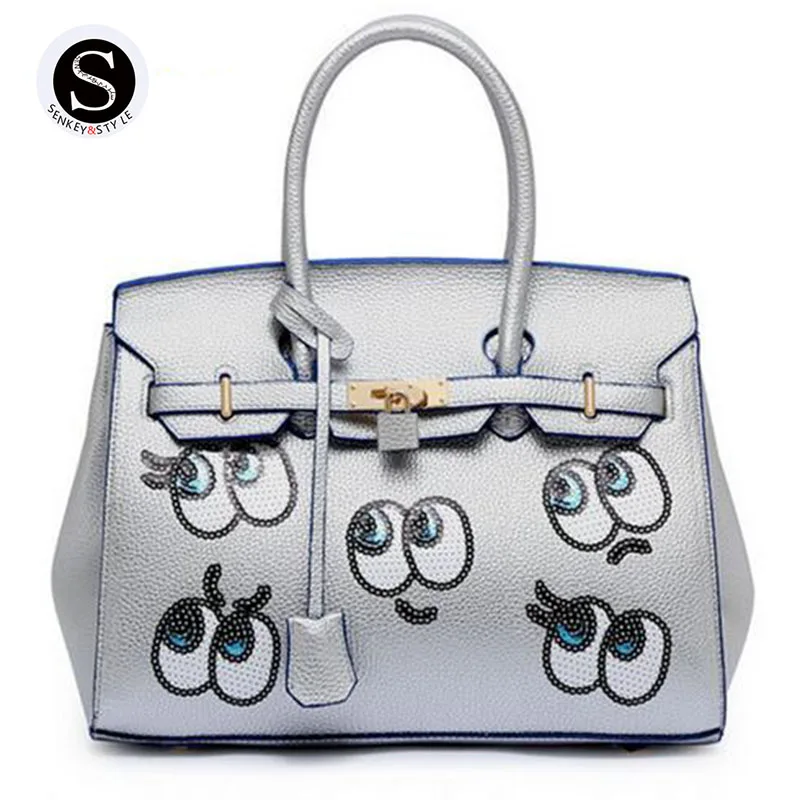 ФОТО Senkey Style women messenger bags 2017 luxury handbags women bags designer famous brand eye women leather handbags shoulder bags